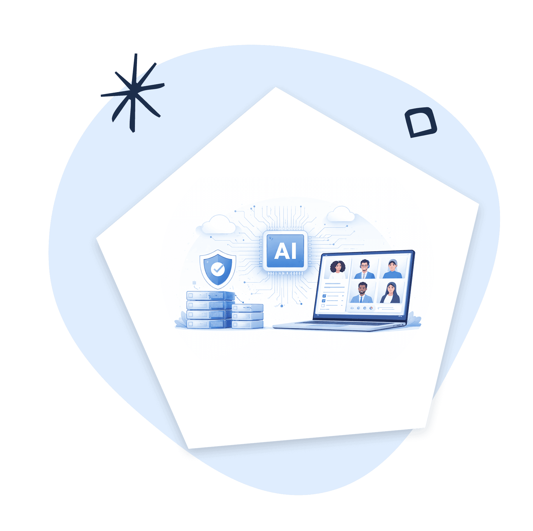 Illustration for services Noblegate provides to clients